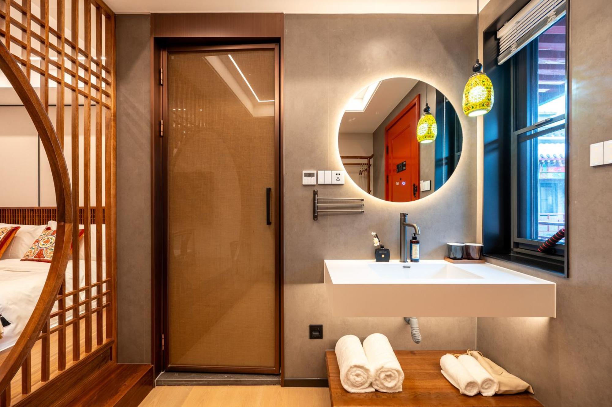 Fuxue Qiuguo Hotel Beijing Nanluoguxiang Siheyuan Branch Exterior foto
